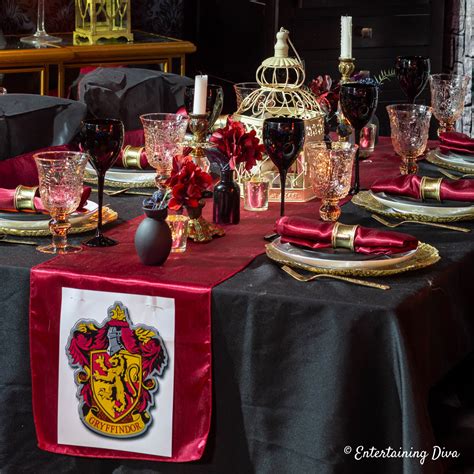 harry potter party tableware|harry potter table setting ideas.